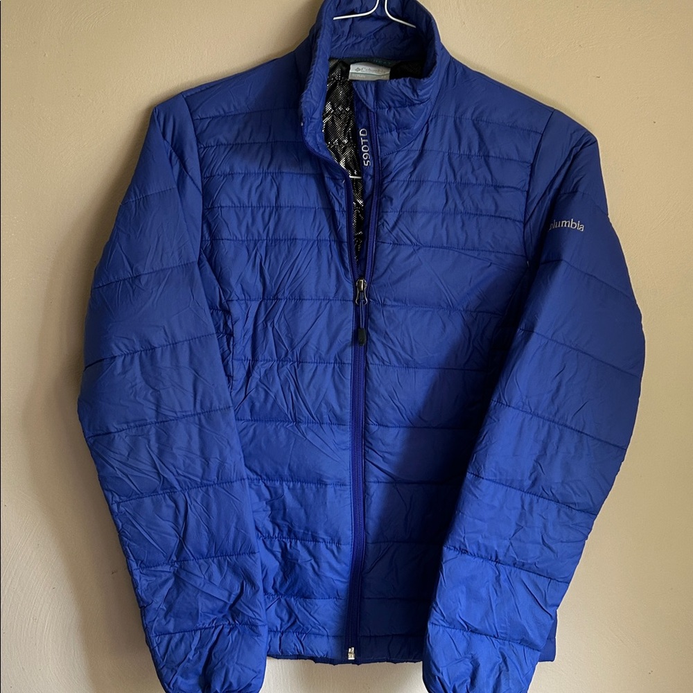 Columbia 590TD Omni heat turbodown indigo jacket💙